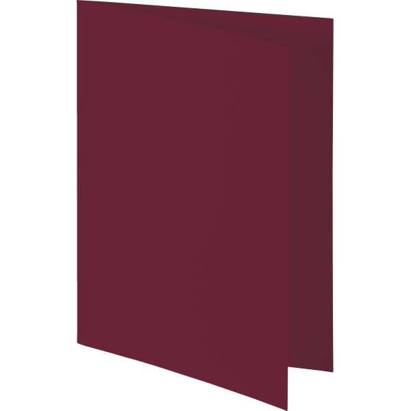 Doppelkarte A6 200g/qm dunkelrot