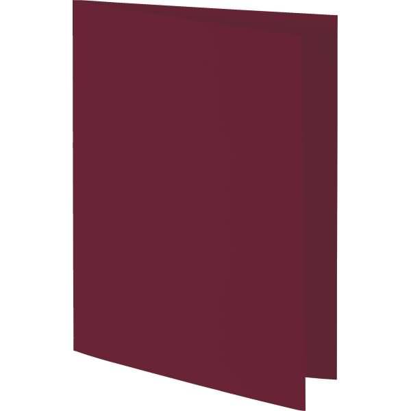 Doppelkarte A5 200g/qm dunkelrot