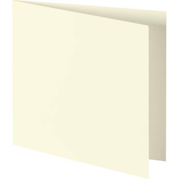 Doppelkarte quadratisch 13,5x13,5cm 210g/qm elfenbein