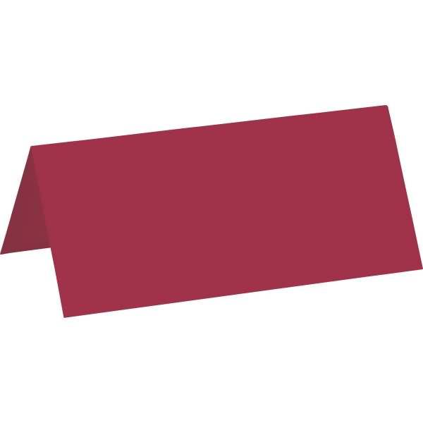 Tischkarte 10x4,5cm 200g/qm rot