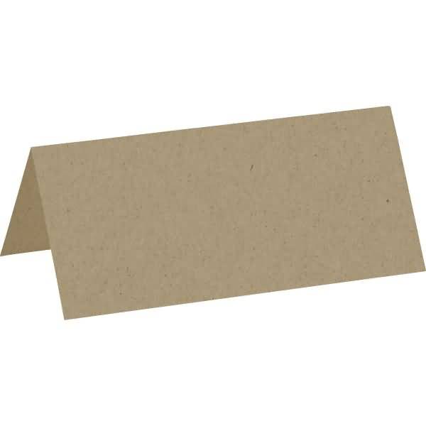 Tischkarte 10x4,5cm 220g/qm RC natur