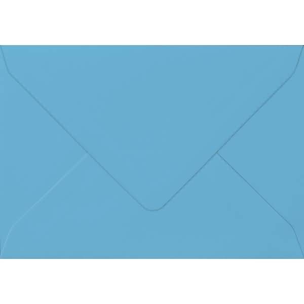 Briefumschlag A6 105g/qm nassklebend azurblau