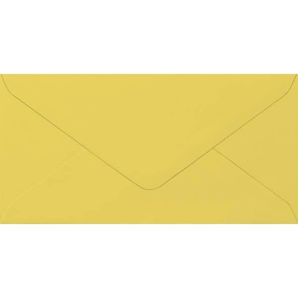 Briefumschlag DL 105g/qm nassklebend gelb