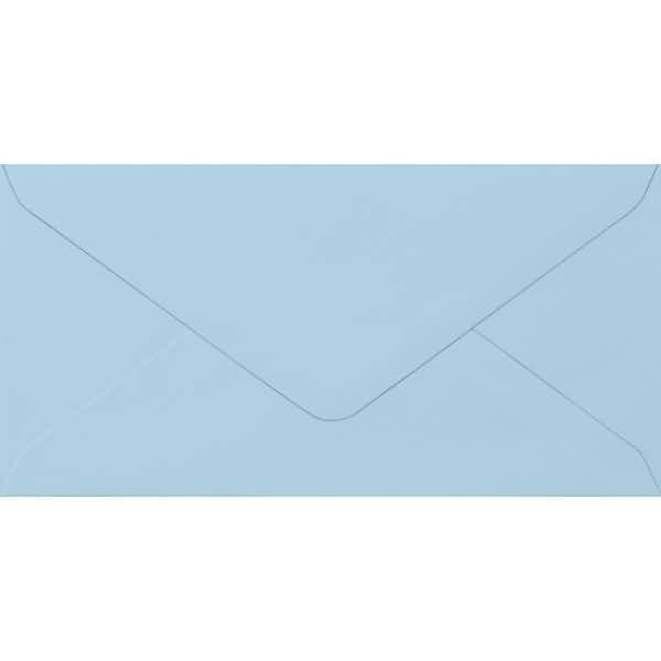 Briefumschlag DL 105g/qm nassklebend hellblau