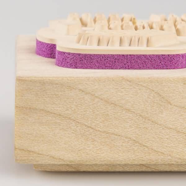 Motivstempel 'Einladung zu unserer Hochzeit' 6,5x4,1cm