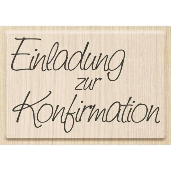 Motivstempel 'Wir feiern Kommunion' 1,4x11cm