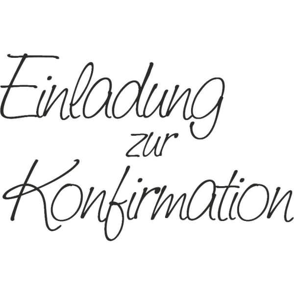 Motivstempel 'Wir feiern Kommunion' 1,4x11cm