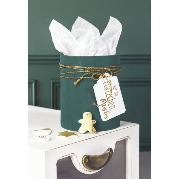 Motivstempel 'Auf die Plätzchen fertig los' 6,8x4,4cm