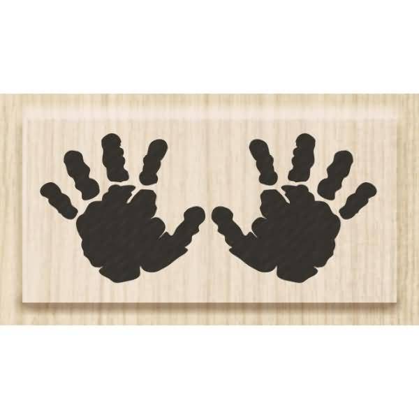 Motivstempel 'hands' 4,5x2cm
