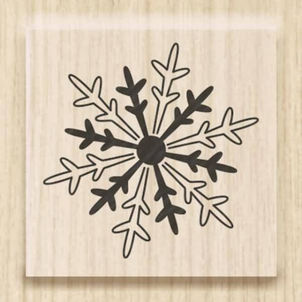 Motivstempel 'Eiskristall mini' 2,5x2,5cm