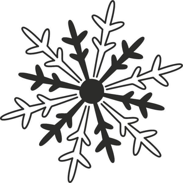 Motivstempel 'Eiskristall mini' 2,5x2,5cm