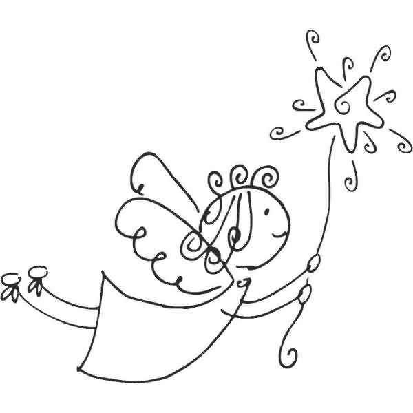 Motivstempel 'Frohe Botschaft' 7x6cm