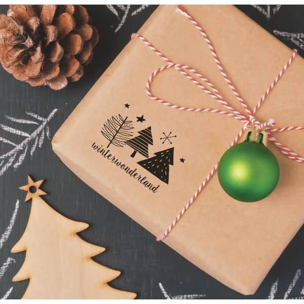 Motivstempel 'Winterwonderland' 6,2x4,2cm