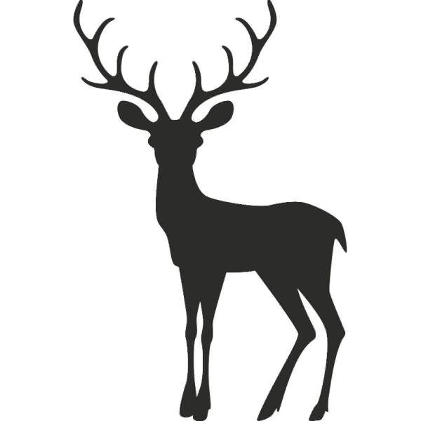 Motivstempel 'Christmas Deer' 4,5x7cm