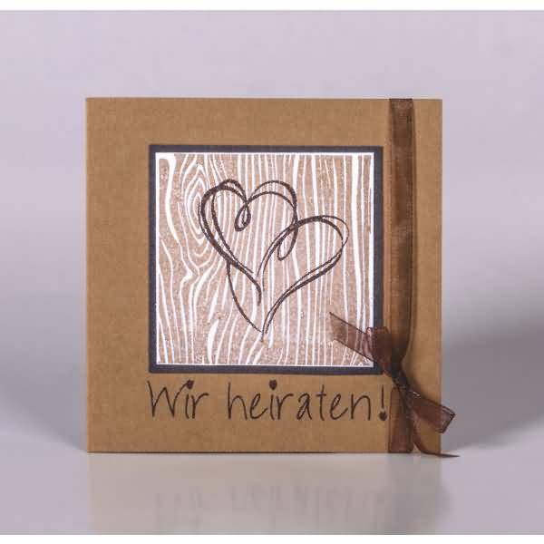 Motivstempel 'Wood' 7x7cm
