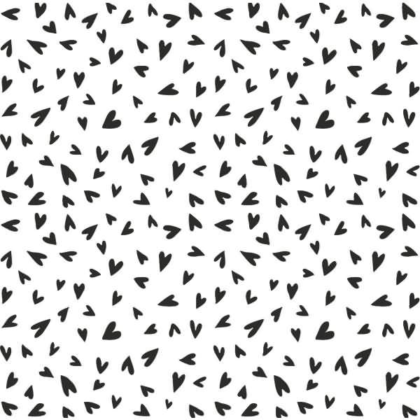 Motivstempel 'Hearts' 7x7cm