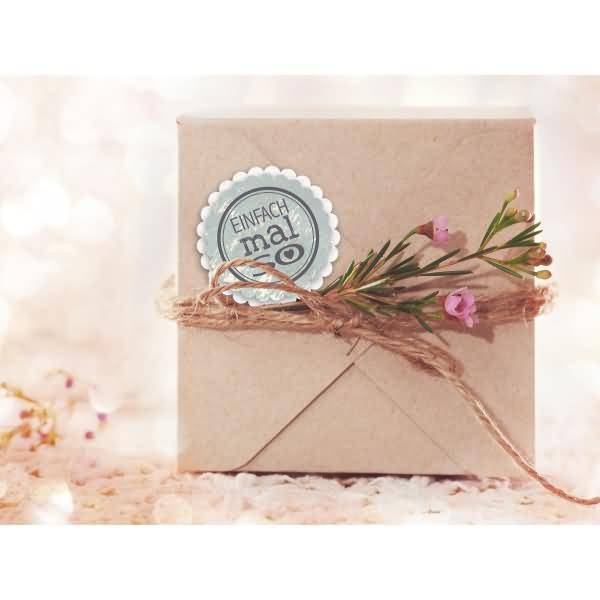 Motivstempel rund 'Einfach mal so' 3,2cm