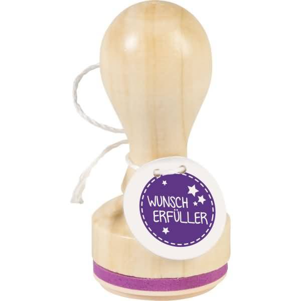 Motivstempel rund 'Wunscherfüller' 3,2cm