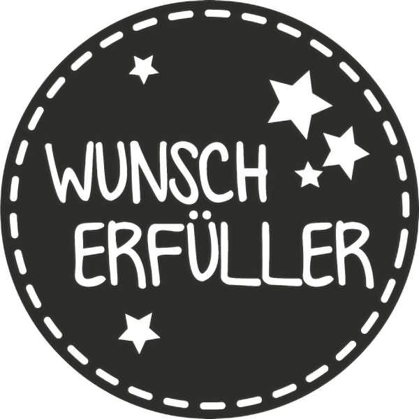 Motivstempel rund 'Wunscherfüller' 3,2cm