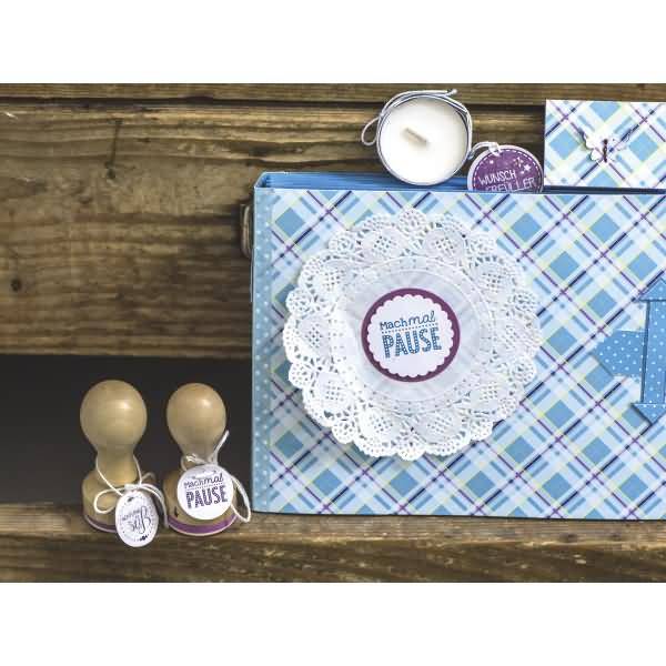 Motivstempel rund 'Wunscherfüller' 3,2cm