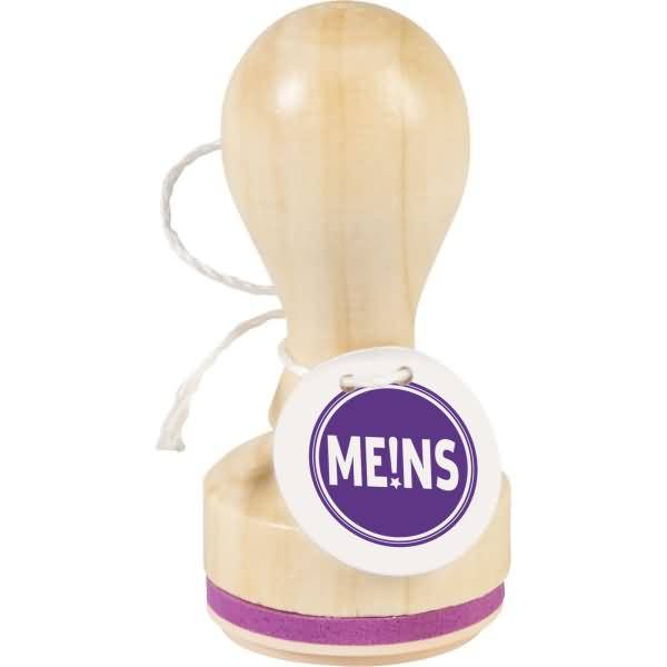 Motivstempel rund 'Meins' 3,2cm