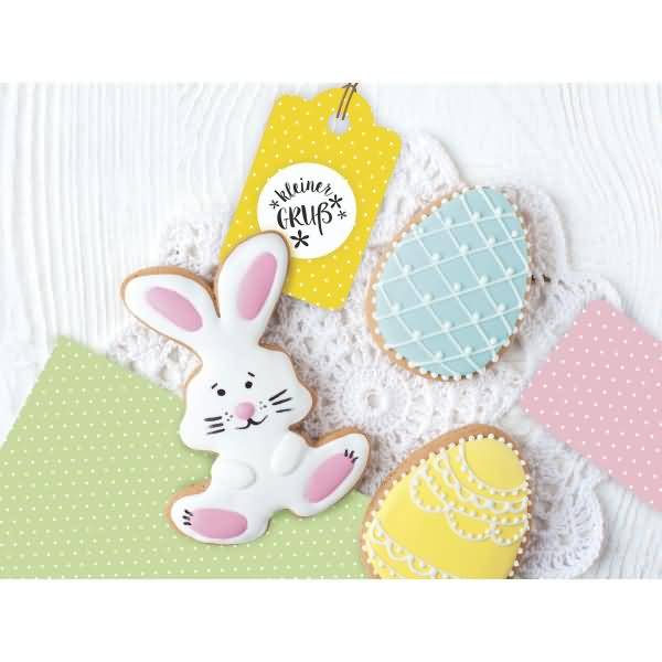 Motivstempel rund 'kleiner Gruss' 3,2cm