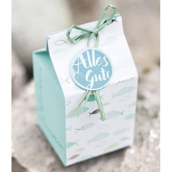 Motivstempel rund 'Alles Gute' 3,2cm