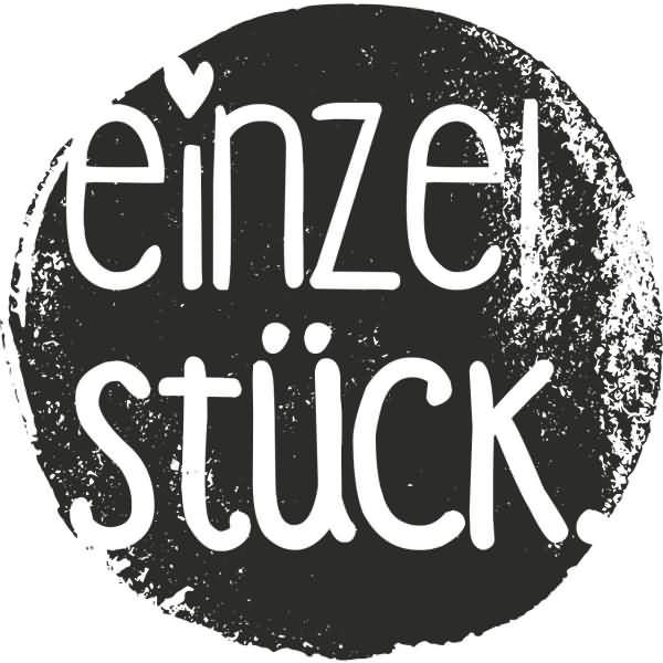 Motivstempel rund 'Einzelstück' 3,2cm