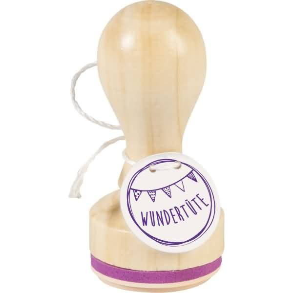 Motivstempel rund 'Wundertüte' 3,2cm