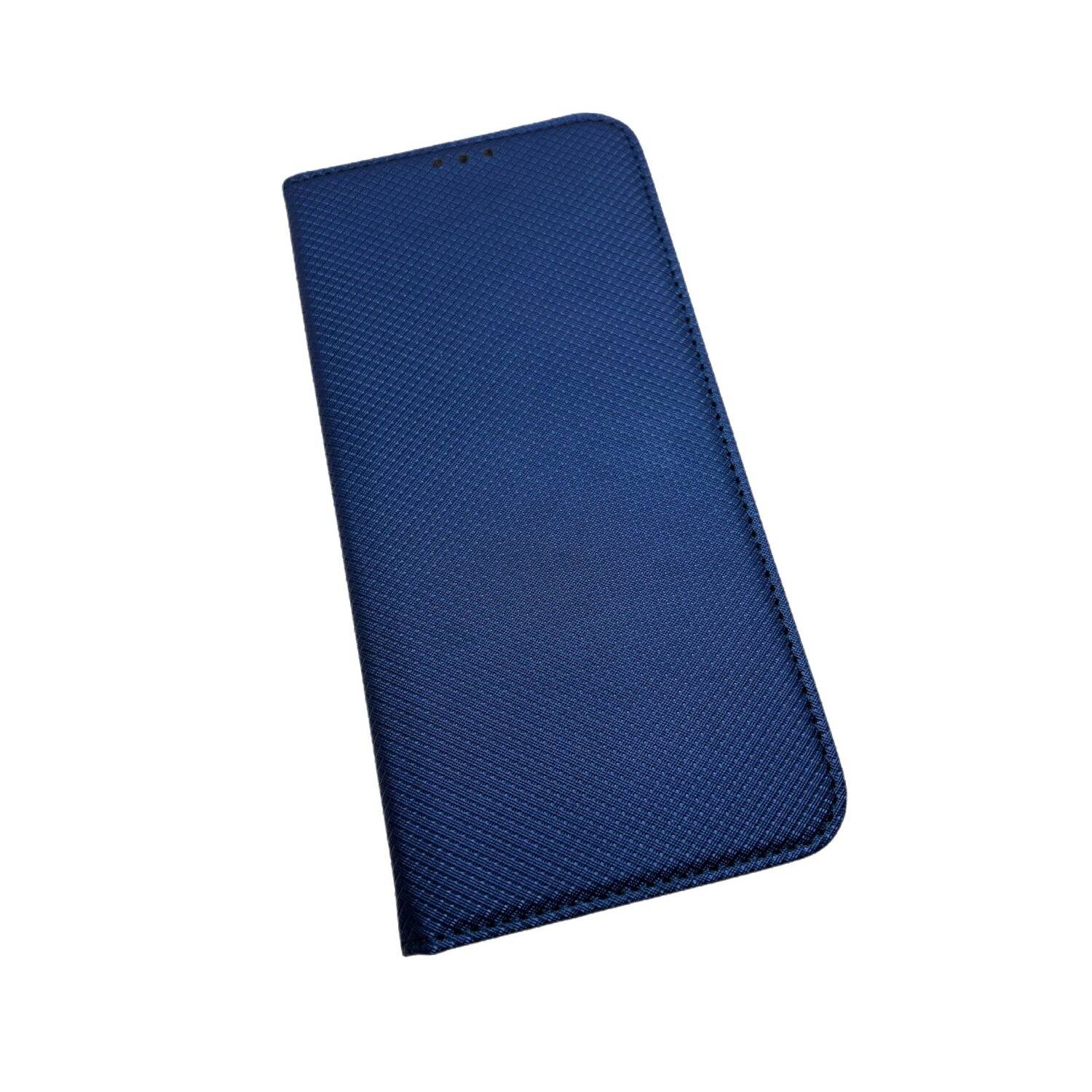 Elegante Buch-Tasche Hülle Smart Magnet für MOTOROLA MOTO EDGE 20 LITE Leder Optik Wallet Book-Style Cover Schale Blau