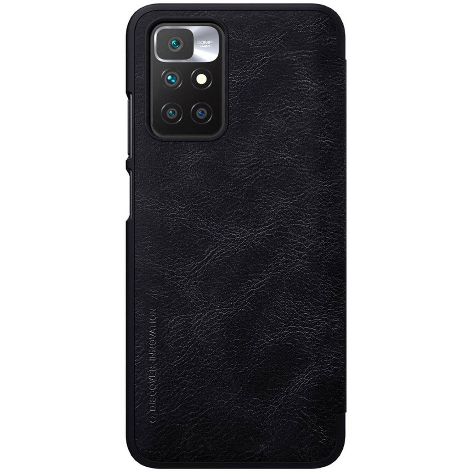 Nillkin Qin Premium ECHT LEDER Flip Klapp Handytasche Handyhülle Buch Tasche kompatibel mit Xiaomi Redmi 10