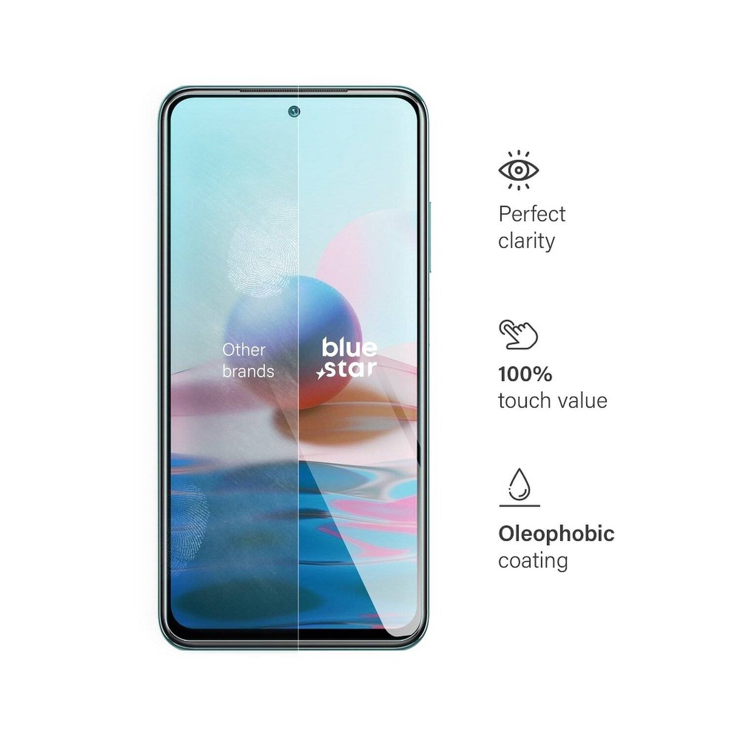Schutzglas 9H kompatibel mit XIAOMI REDMI NOTE 11 Displayschutzfolie Schutzfolie Passgenau Glas
