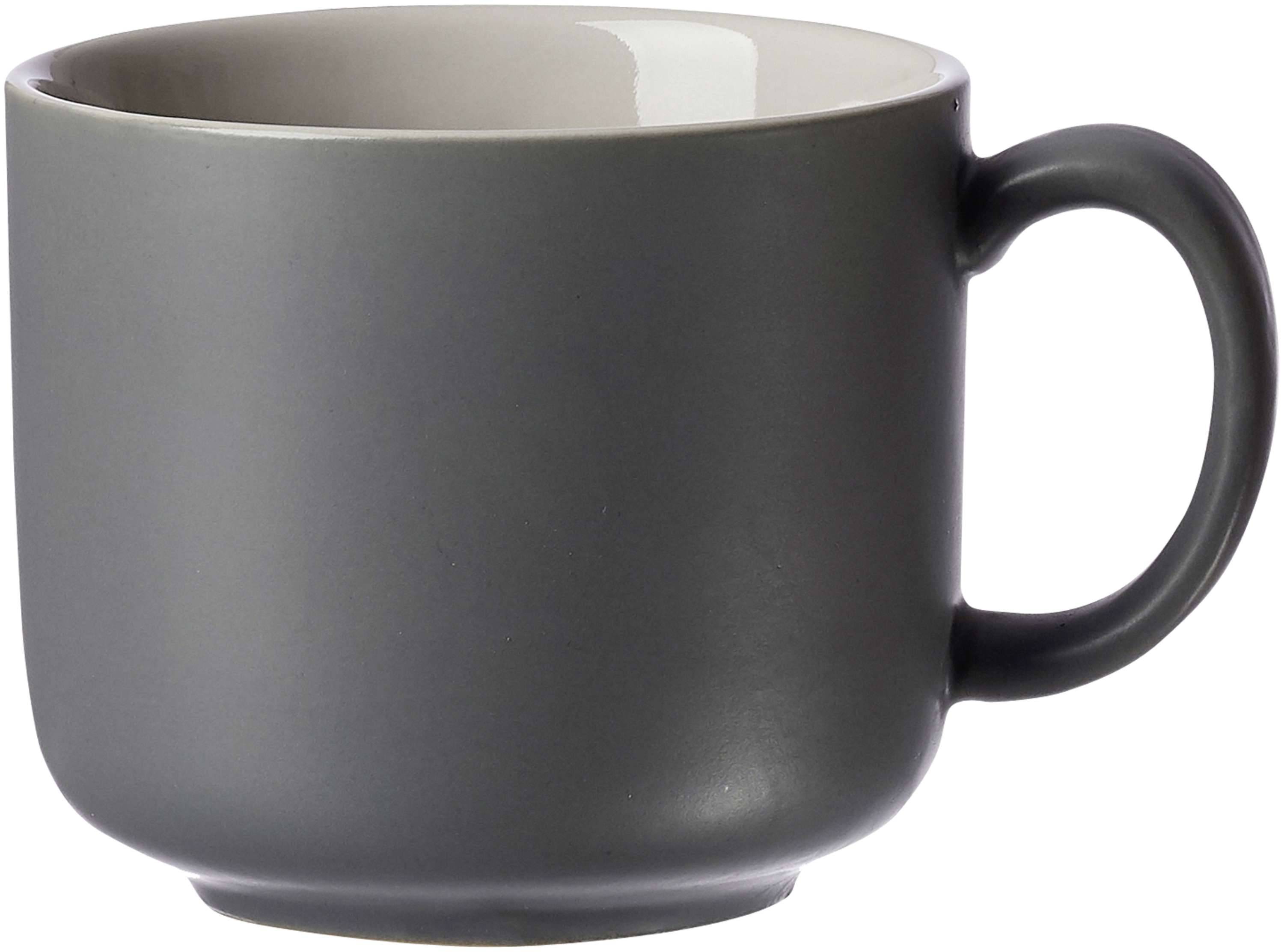 Ritzenhoff & Breker Kaffee Obertasse Jasper Keramik 240 ml grau