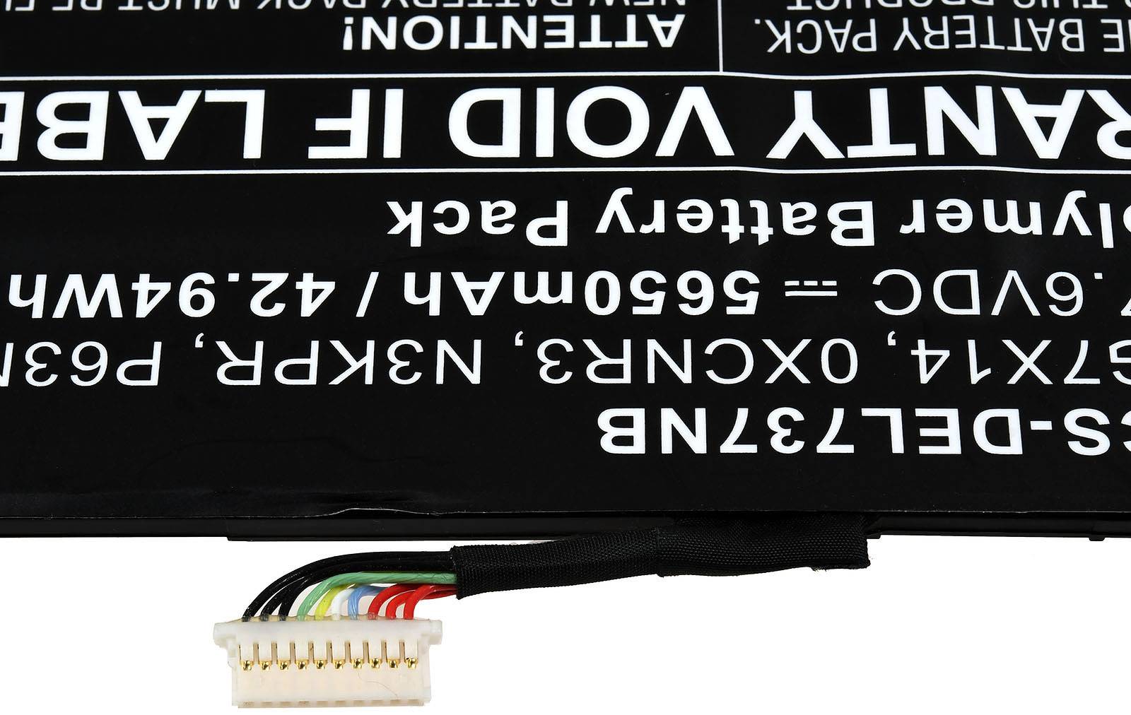 Powery Akku kompatibel mit Dell Typ P63NY, 7,6V, Li-Polymer