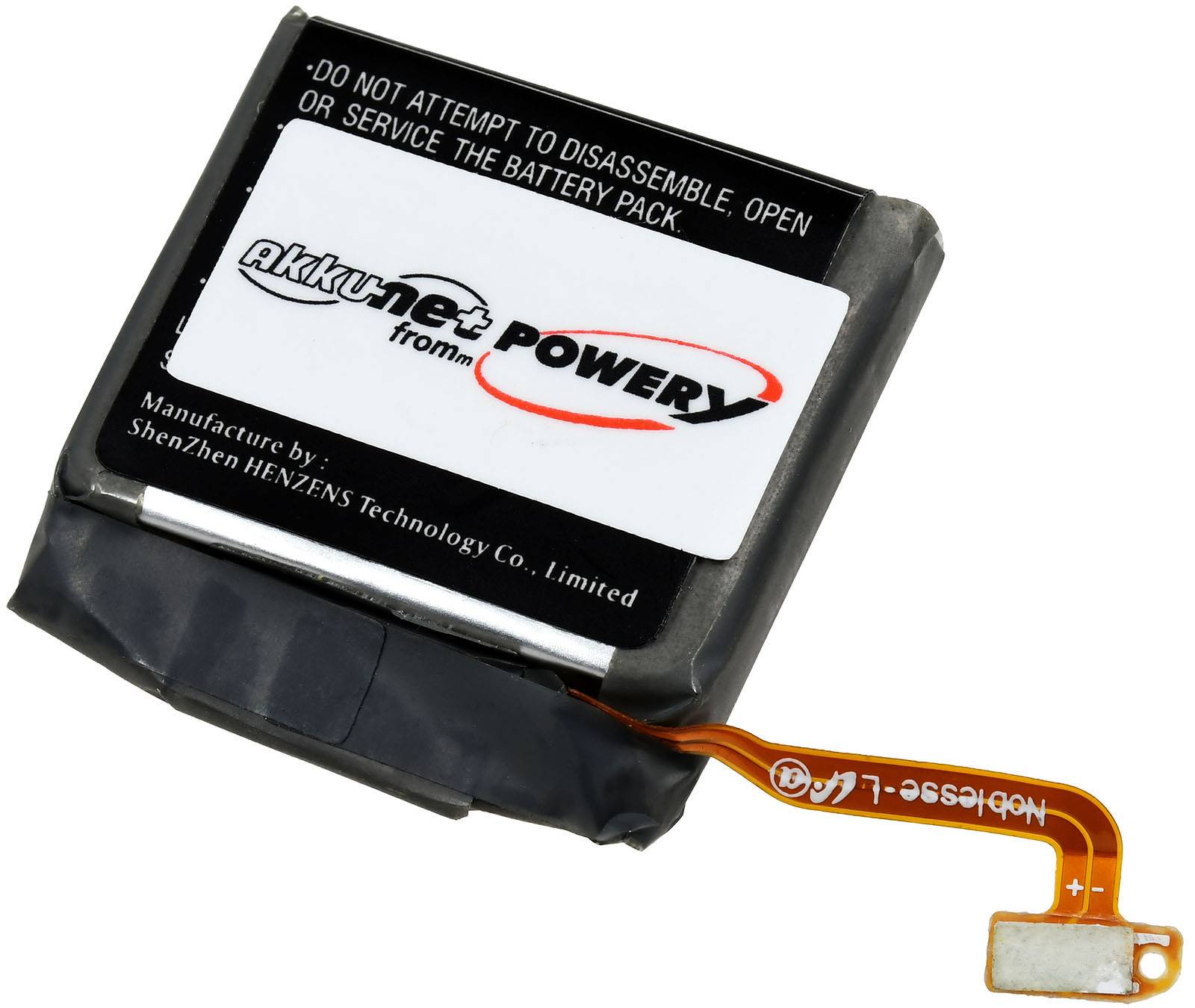 Powery Akku passend für SmartWatch Samsung Galaxy Watch 3 45mm, SM-R840, Typ EB-BR840ABY, 3,85V, Li-Polymer
