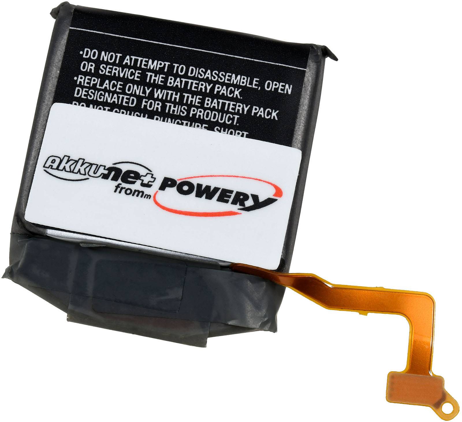 Powery Akku passend für SmartWatch Samsung Galaxy Watch 42mm, SM-R810, SM-R815, Typ EB-BR810ABU, 3,85V, Li-Polymer