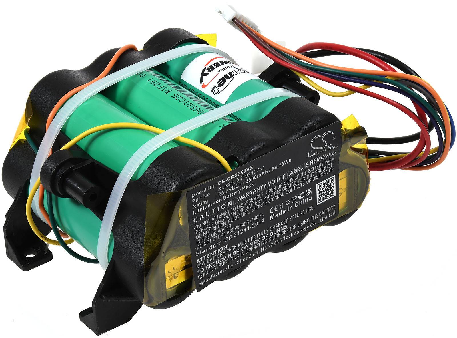 Powery Akku für Hand-Staubsauger DeLonghi Colombina XLR25LM.BL, 25,9V, Li-Ion