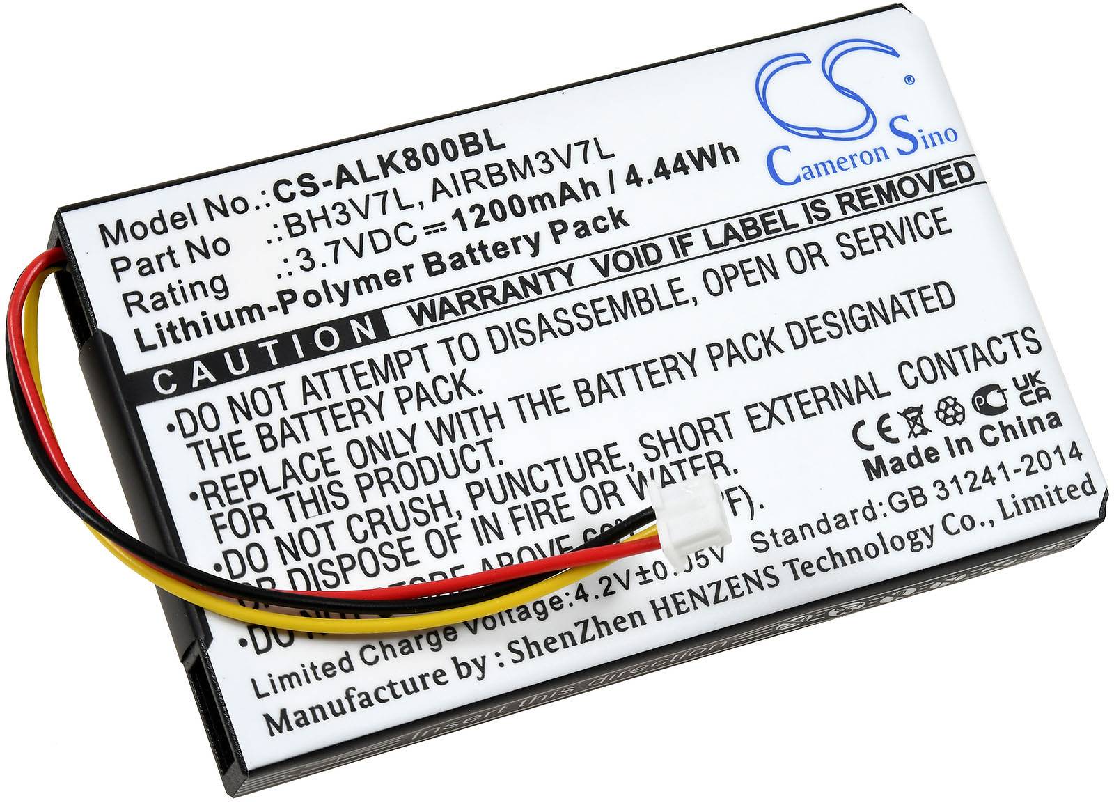 Powery Akku kompatibel mit Autec Typ AIRBM3V7L, 3,7V, Li-Polymer