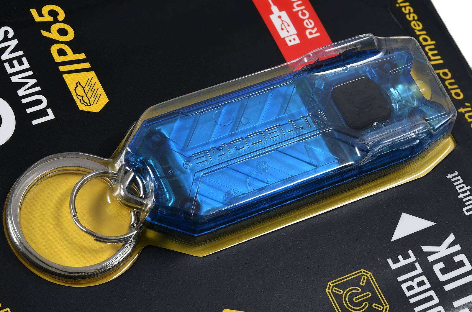 Nitecore TUBE 2.0 Mini LED Taschenlampe, mit Micro USB, 55 Lumen, blau, Li-Ion