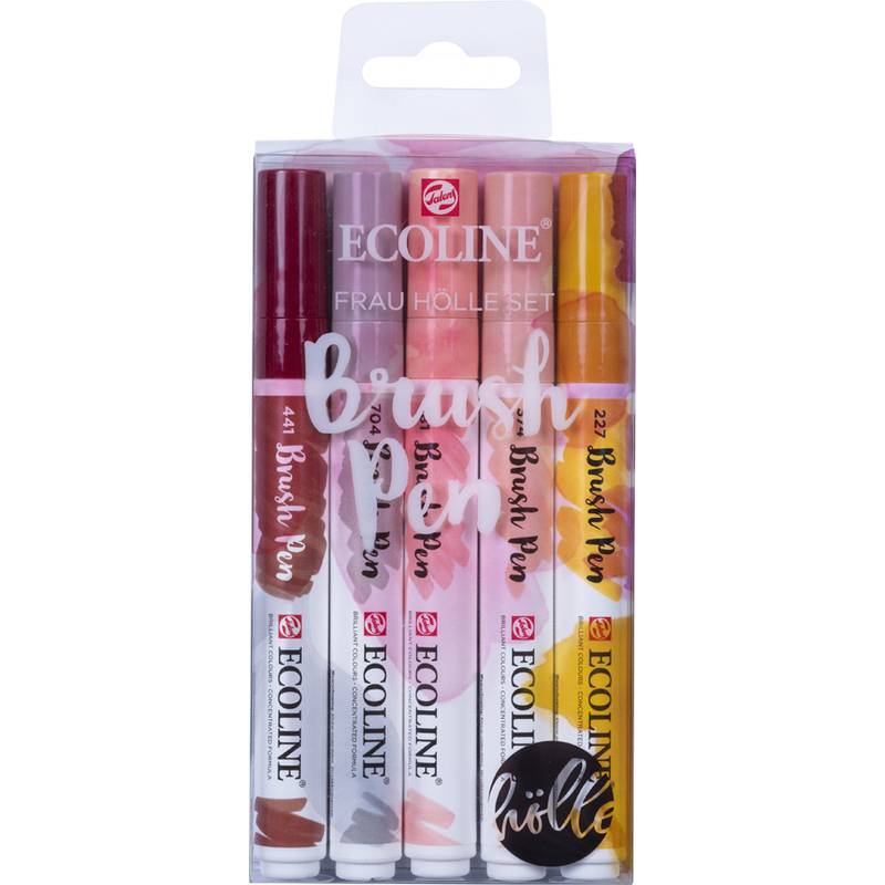 ROYAL TALENS Ecoline Pinselstift Brush Pen Set "Frau Hölle"