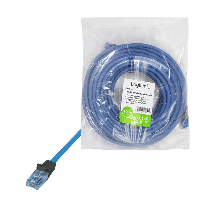 LogiLink Professional - Patch-Kabel - RJ-45 (M) - zu RJ-45 (M) - 10 m - UTP - CA