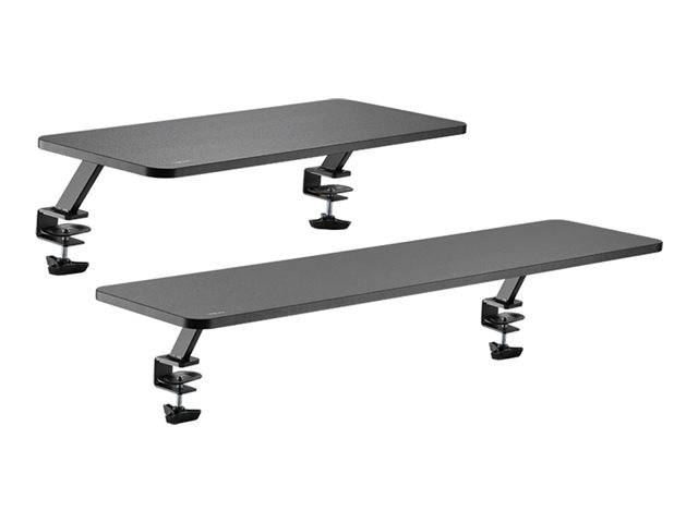 LogiLink - Aufstellung - Riser - für Monitor - 650 mm lang - Stahl, Graukarton, Kunststoff - Schwarz - Bildschirmgröße: