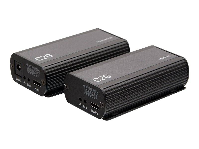 C2G 1-Port USB-C Extender Transmitter to Receiver Kit