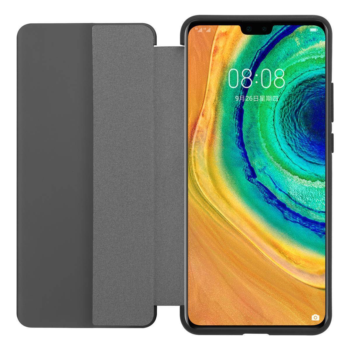 Cadorabo Hülle für Huawei MATE 30 Schutzhülle in Grau Handyhülle Cover Book Case Etui