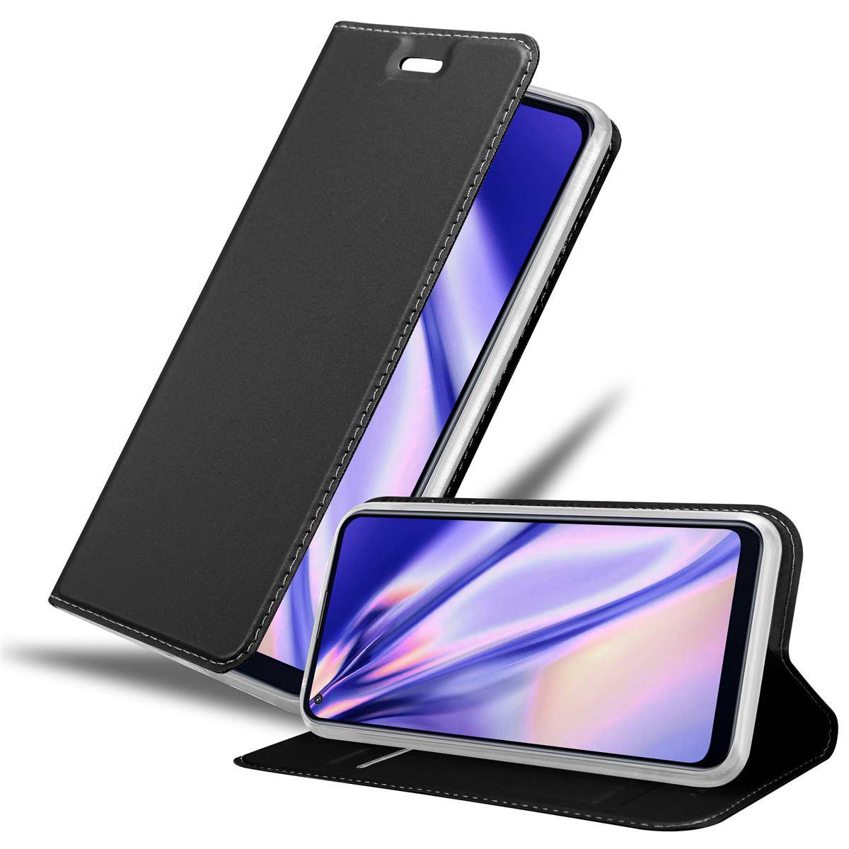Cadorabo Handyhülle für Samsung Galaxy A11 / M11 Schutz Hülle in Schwarz Cover Etui Book Case Booklet
