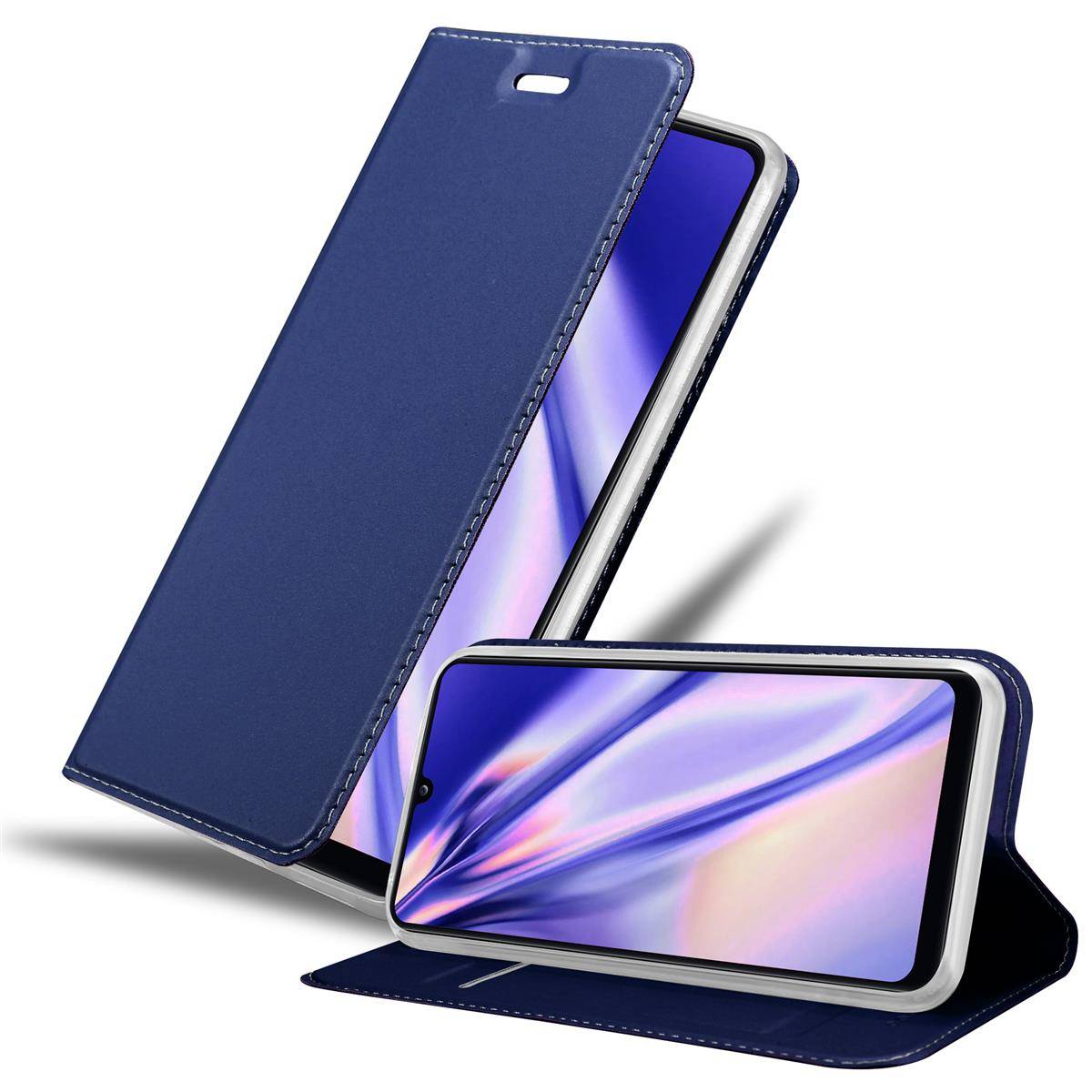 Cadorabo Handyhülle für Samsung Galaxy A31 Schutz Hülle in Blau Cover Etui Book Case Booklet