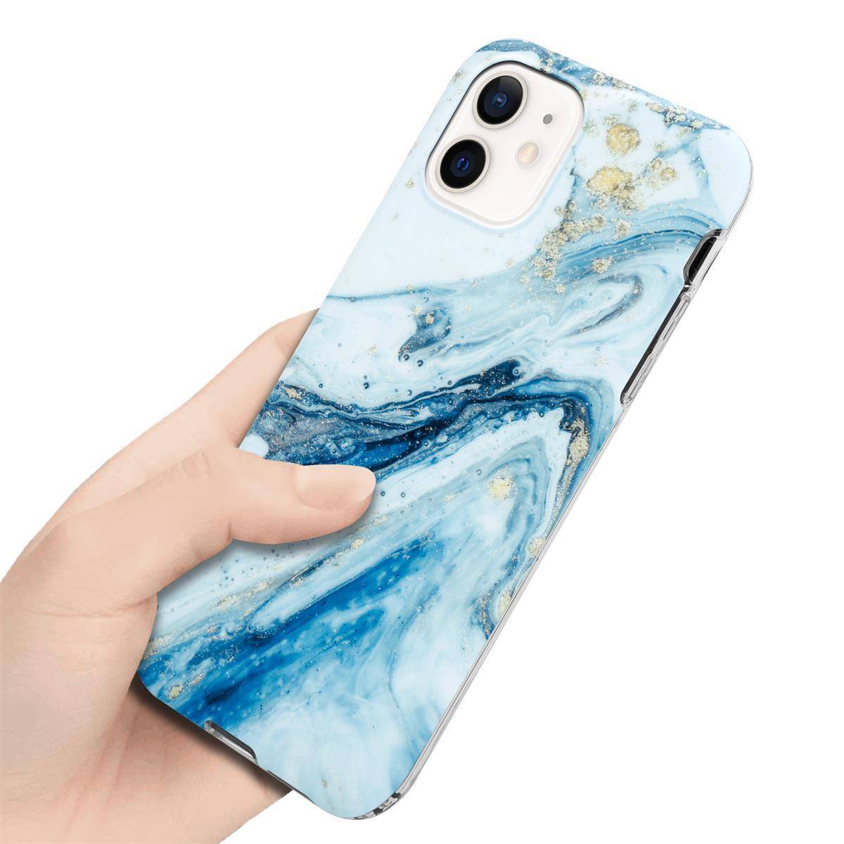 Cadorabo Schutzhülle für Apple iPhone 12 PRO MAX Hülle in Weiß TPU Handyhülle Etui Case Cover