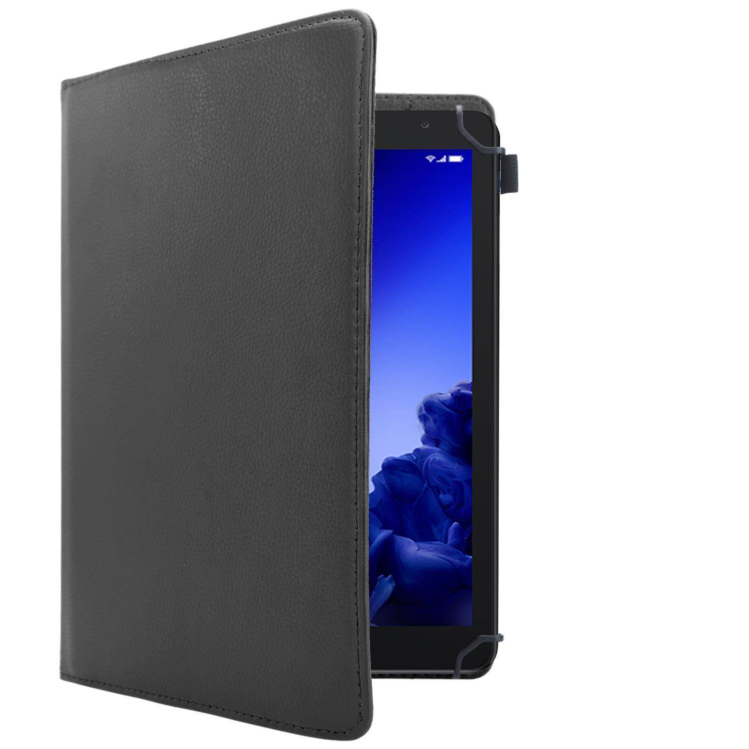 Cadorabo Hülle für 7" Tablets Schutzhülle in Schwarz 360 Grad Tablet Hülle Etui Cover Case