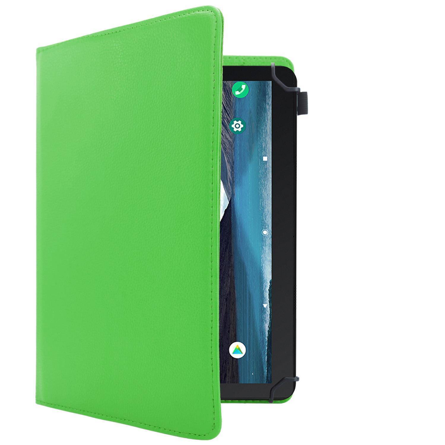 Cadorabo Hülle für Lenovo Tab M7 (7 Zoll) Schutzhülle in Grün 360 Grad Tablet Hülle Etui Cover Case
