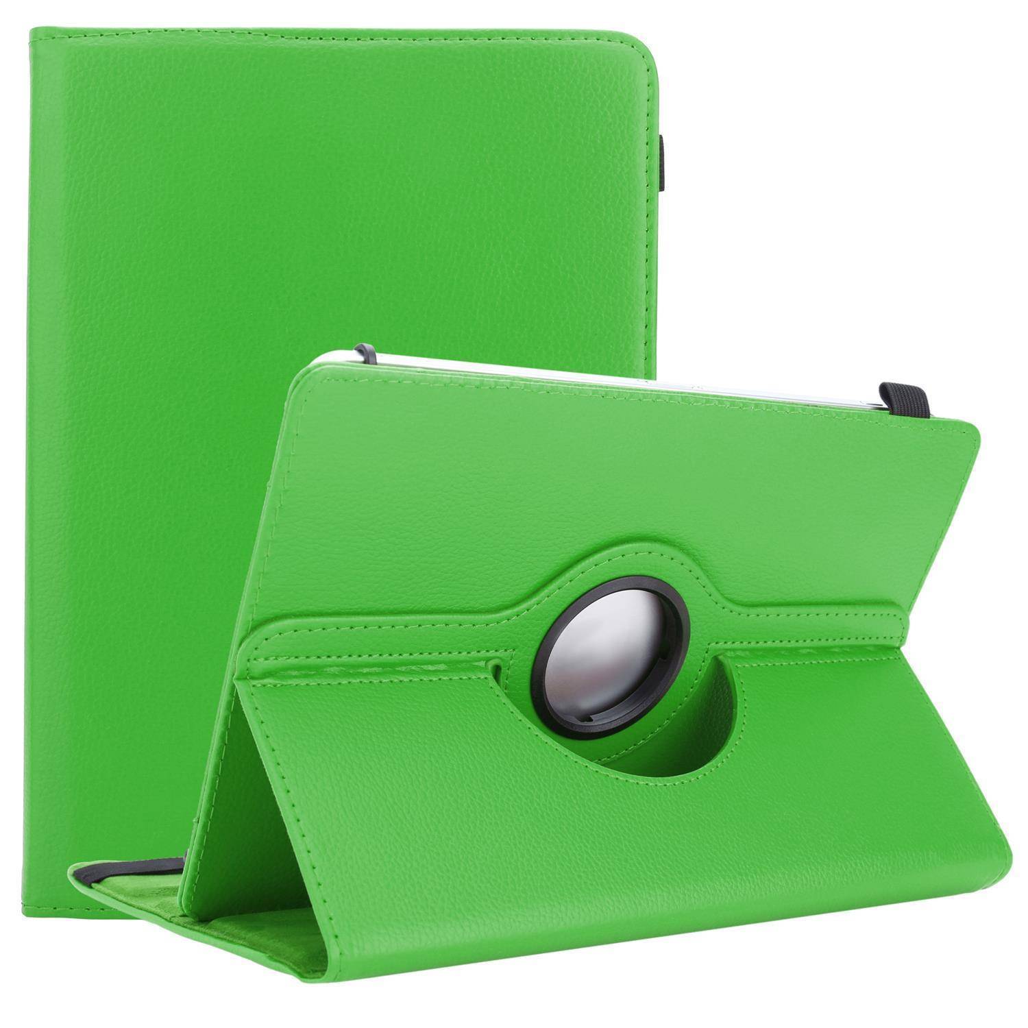 Cadorabo Hülle für Lenovo Tab P10 (10.1 Zoll) Schutzhülle in Grün 360 Grad Tablet Hülle Etui Cover Case
